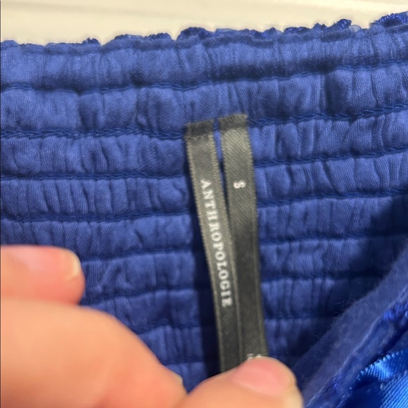 NWT Anthropologie Blue Lace Sleeveless Dress - Picture 4 of 8